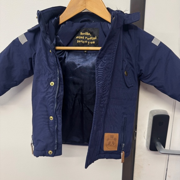 Mini Rodini Navy Winter Coat (12-18 months) - Picture 4 of 6